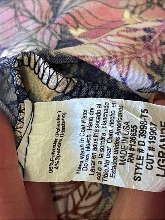 Floral Wrap Maxi Dress in Purple Navy and Mustard - Picture 7 of 7